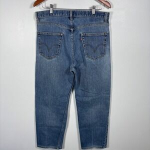 Levis 550 Relaxed Fit Jeans Mens W34 Medium Wash Blue Denim Tapered Leg